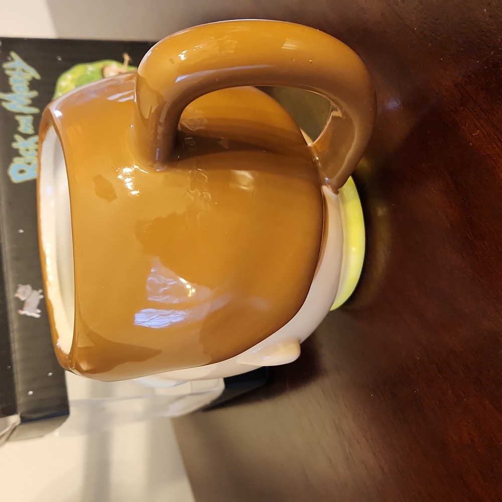 Rick and Morty 3D Morty-face sculpted ceramic mug In Box - Picture 10 of 11